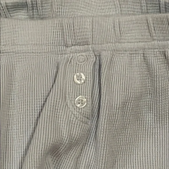 Katie J NYC Girls Light Blue Waffle Pants Size: S